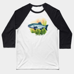 Pacific Northwest Salmon Baseball T-Shirt